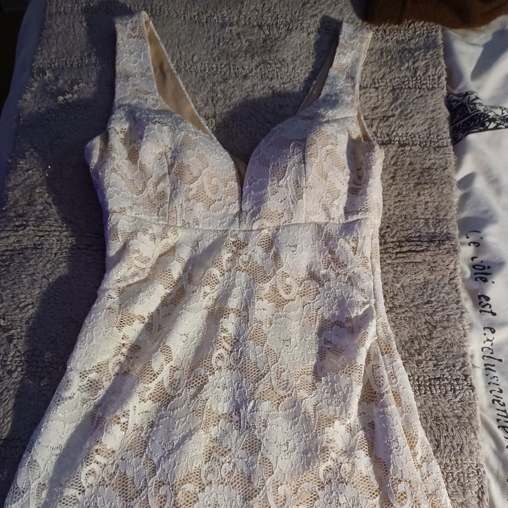 Cream colored dress